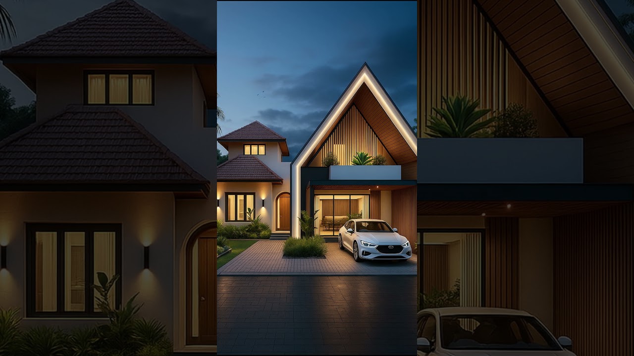 Modern&ndash;Traditional Hybrid Villa &ndash; A Harmonious Contrast of Two Worlds #homedecor #outdoors