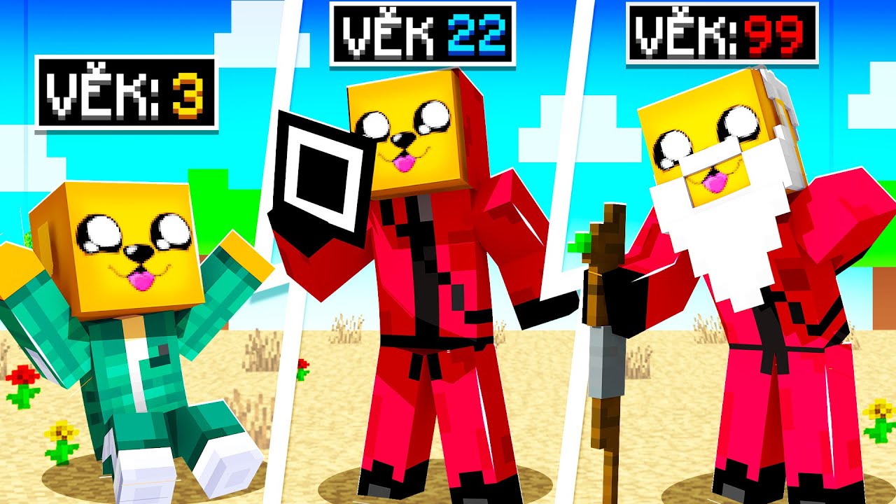 Přežil jsem 99 LET jako SQUID GAME v MINECRAFTU!