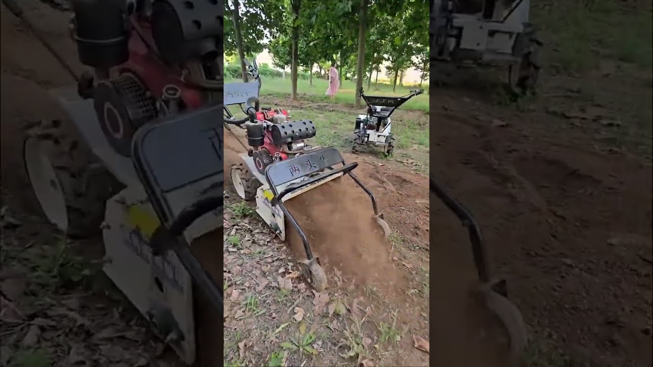 Machine MiniTiller Agricultural Machinery#farming