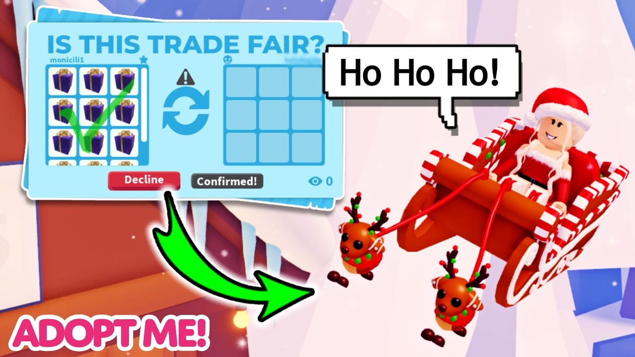 Rozdávám DÁRKY FANOUŠKŮM Jako SANTA v Adopt Me! Roblox