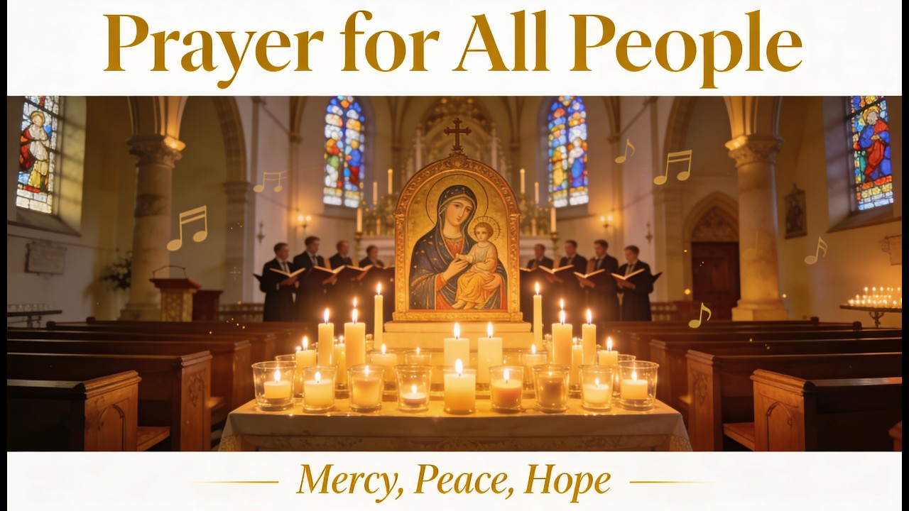 Prayer for All People Before the Mother of God 🕊️🕯️ | Catholic Church Choir
