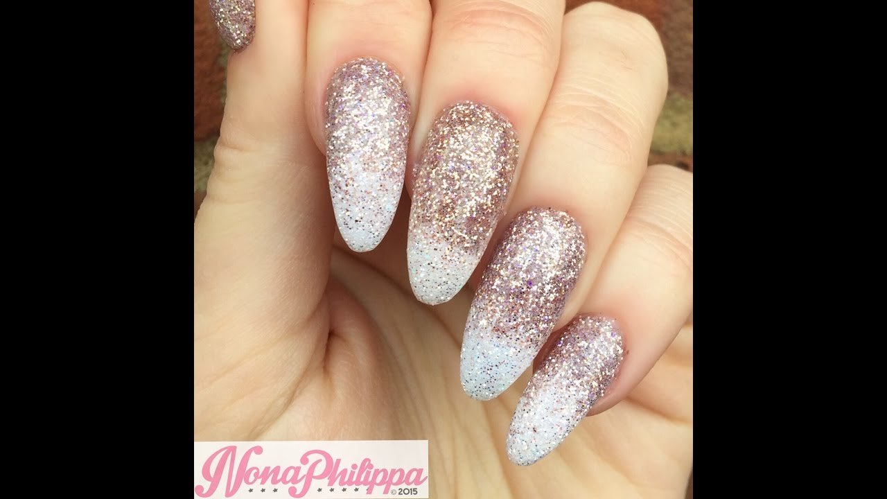 How To Do Glitter Ombre Tutorial-Sprinkling & Burnishing Method