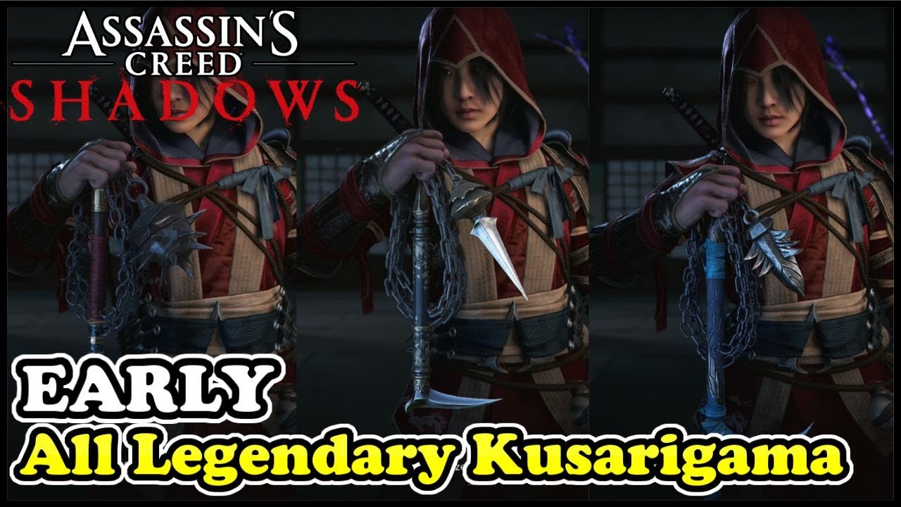 Assassin’s Creed Shadows All Legendary Kusarigama 