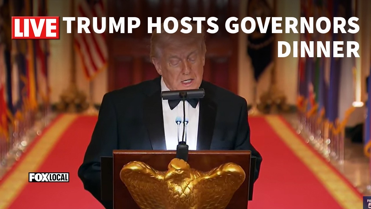 LIVE: President Trump hosts Governors dinner at White House | FOX 5 DC