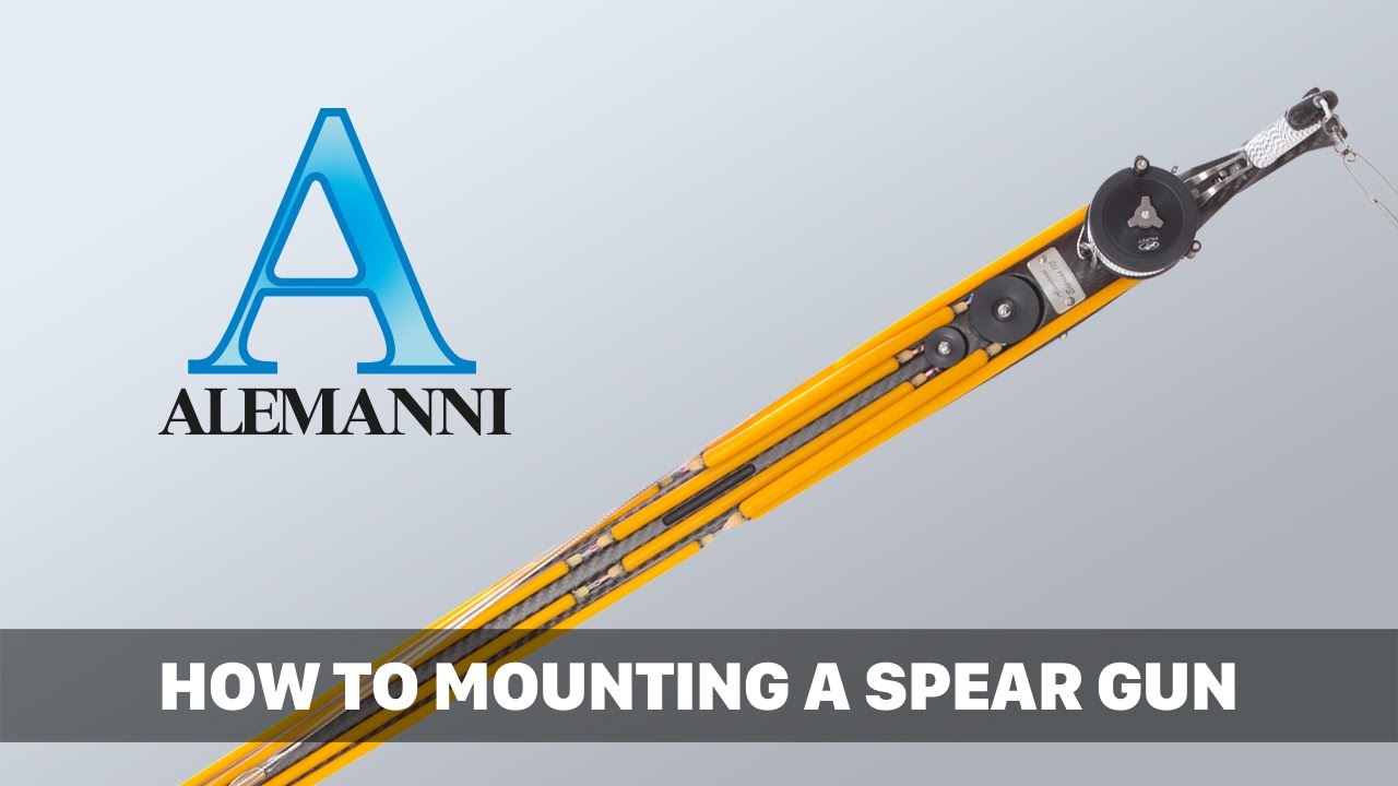 Alemanni Teaching- How to mounting loading assist and elastics of a roller speargun #diy  #howtodo