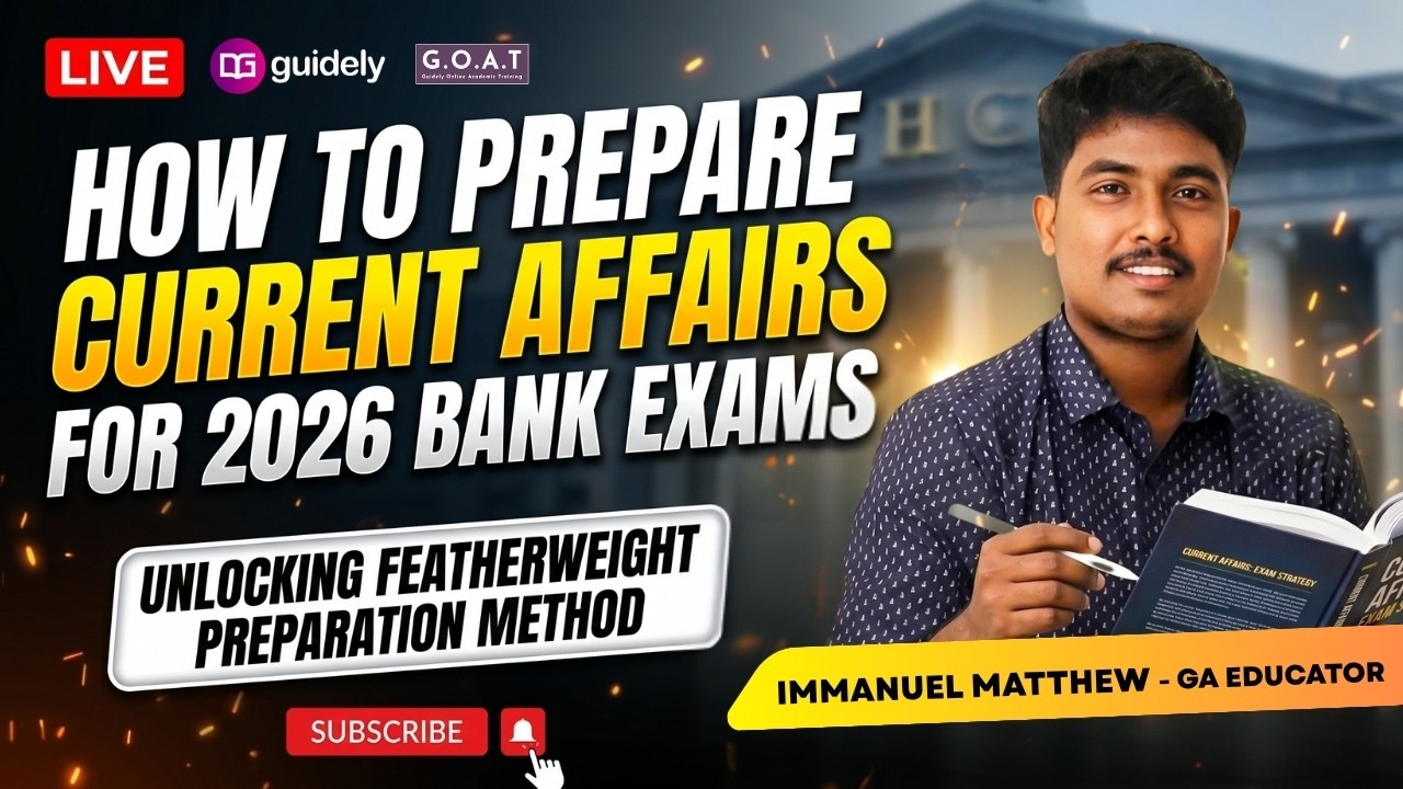 How To Prepare Current Affairs For Bank Exams 2026 Featherweight Preparation Method #currentaffairs