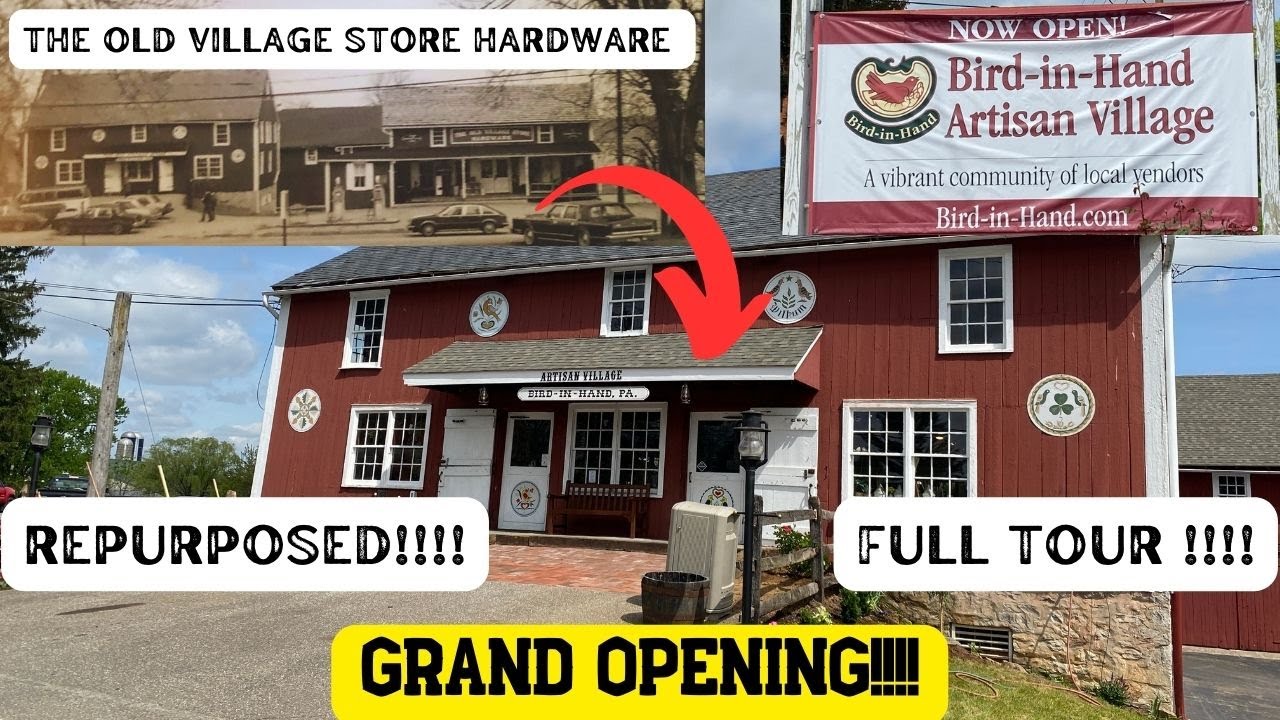 COMPLETE WALK-THROUGH TOUR - The BRAND-NEW Bird-in-Hand Artisan Village #lancasterpa #amishcountry