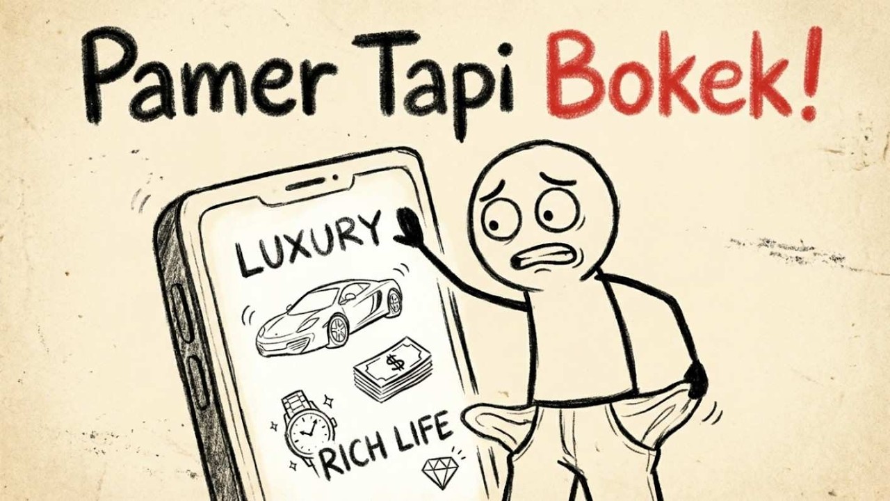 KENAPA BANYAK ORANG KELIHATAN KAYA DI SOSMED PADAHAL DOMPETNYA KRITIS? | CORETAN OTAK