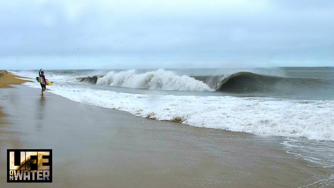 FIRING Waves Right ON The BEACH!