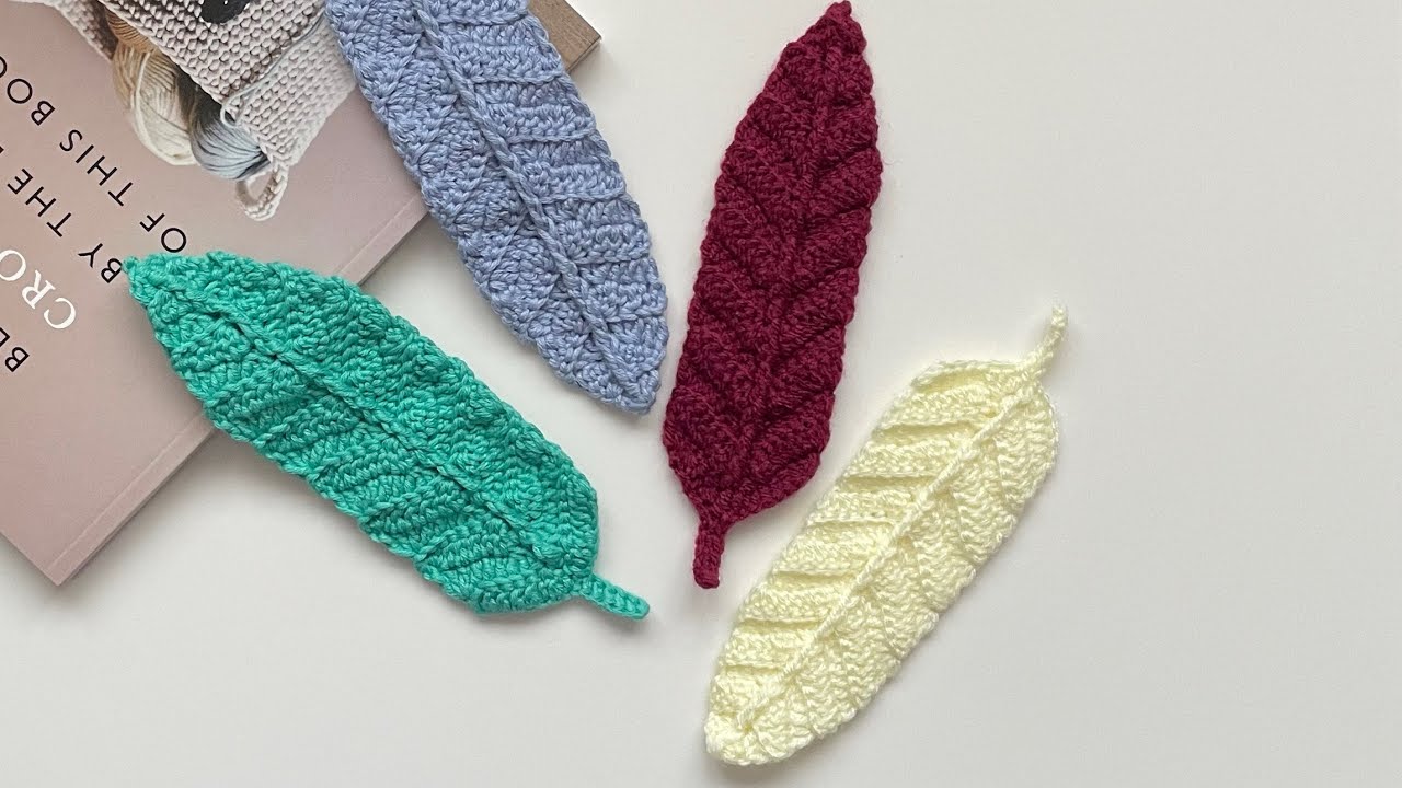 Crochet - A Leaf - Bookmark Pattern