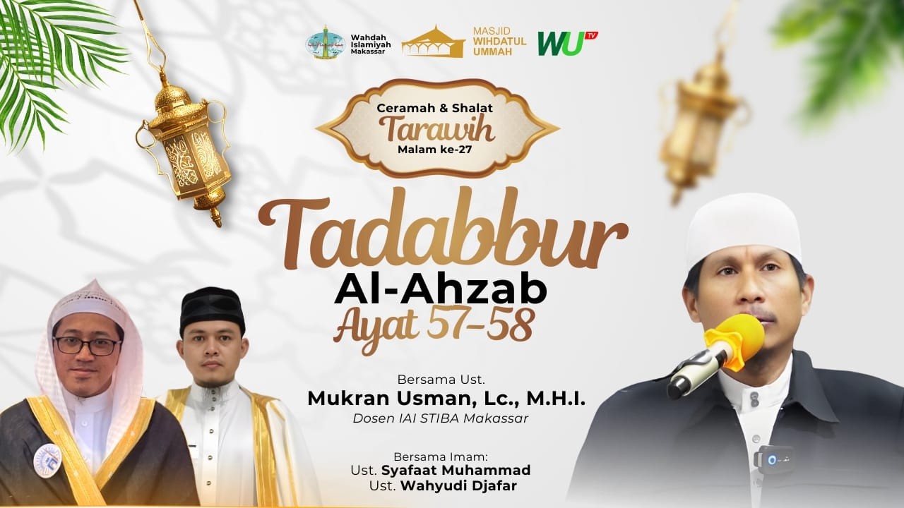 [LIVE] Ceramah & Shalat Tarawih Malam ke-27 | Ust. Mukran Usman, Lc., M.H.I