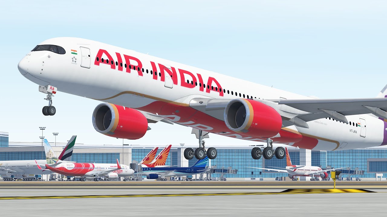 25 Minutes of Plane Spotting at Mumbai International Airport (VABB) - Infinite Flight Simulator