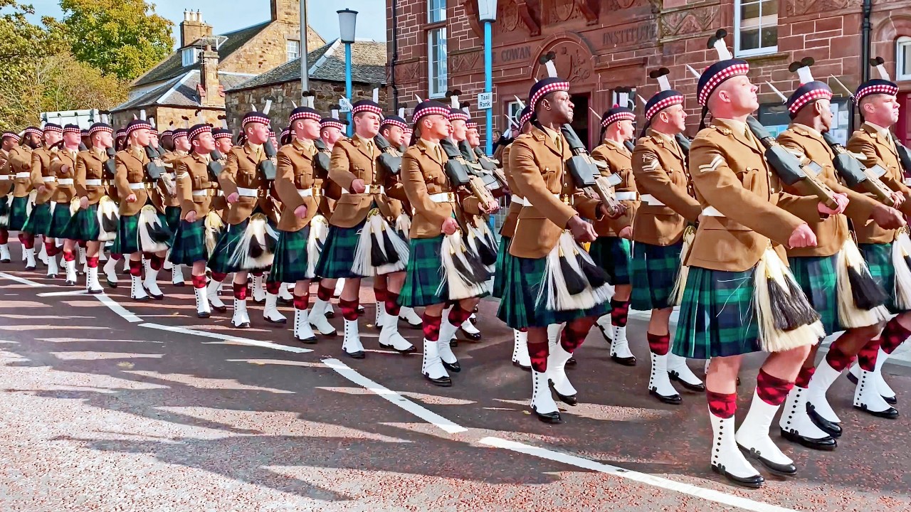 The Royal Regiment of Scotland Home Coming Penicuik Parade