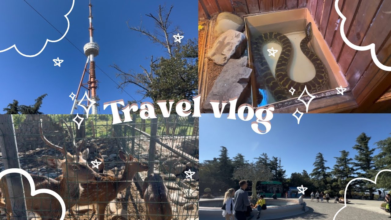 Tbilisi Day 3 🇬🇪 l Tbilisi zoo 🐘🐒🦒, Mtatsminda park🗼🌲