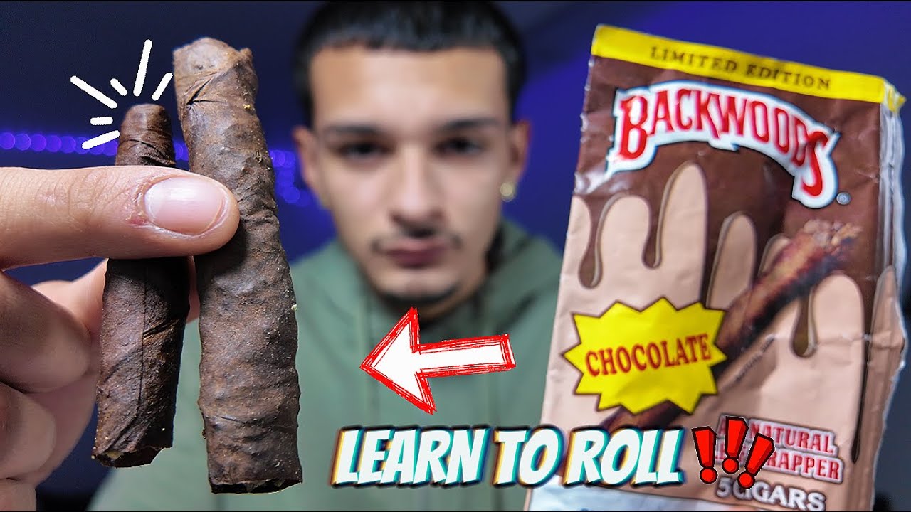 DOUBLE CHOCOLATE FLUTES(HOW TO ROLL A BACKWOOD) 🍫🪵