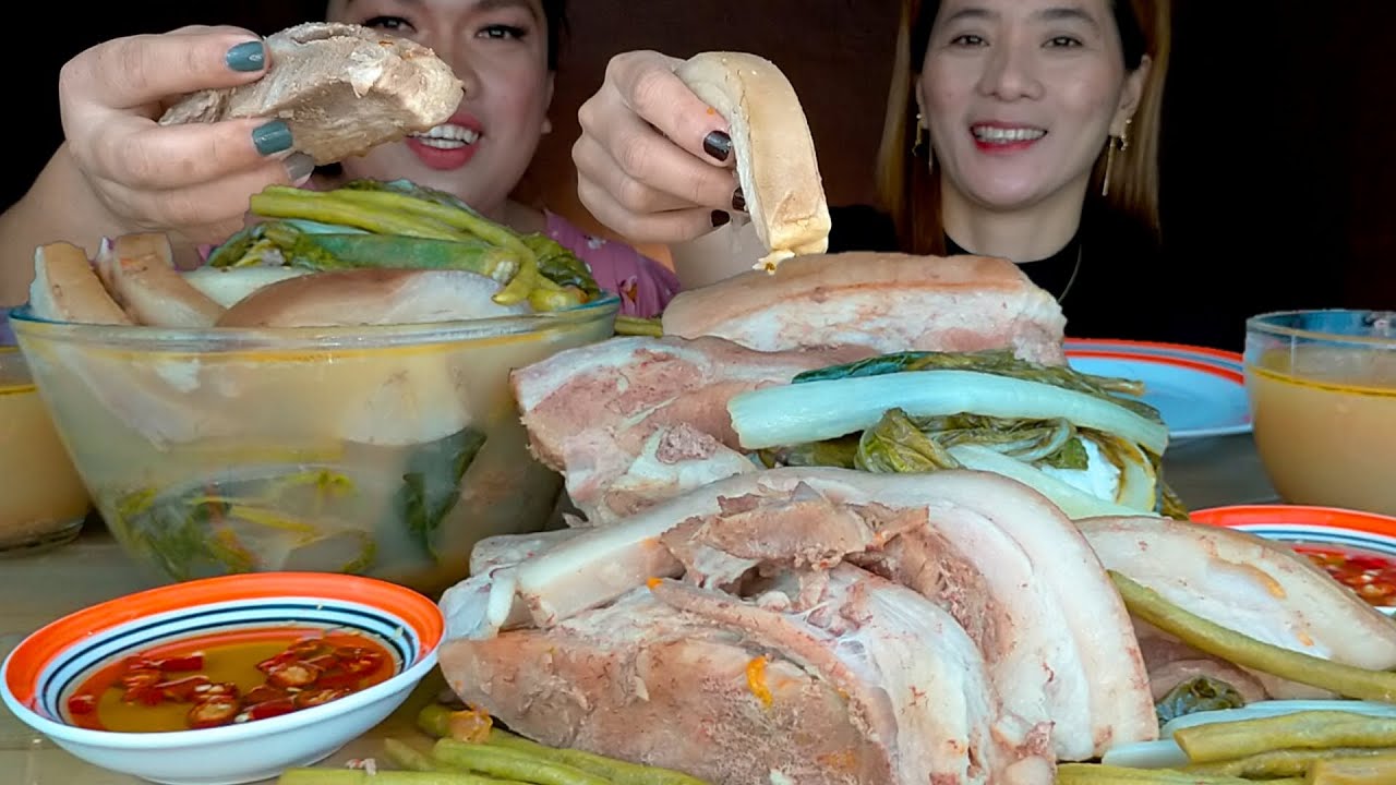 SUPER LAMBOT NA SINIGANG NA BABOY MUKBANG | TABA NG BABOY MUKBANG PHILIPPINES