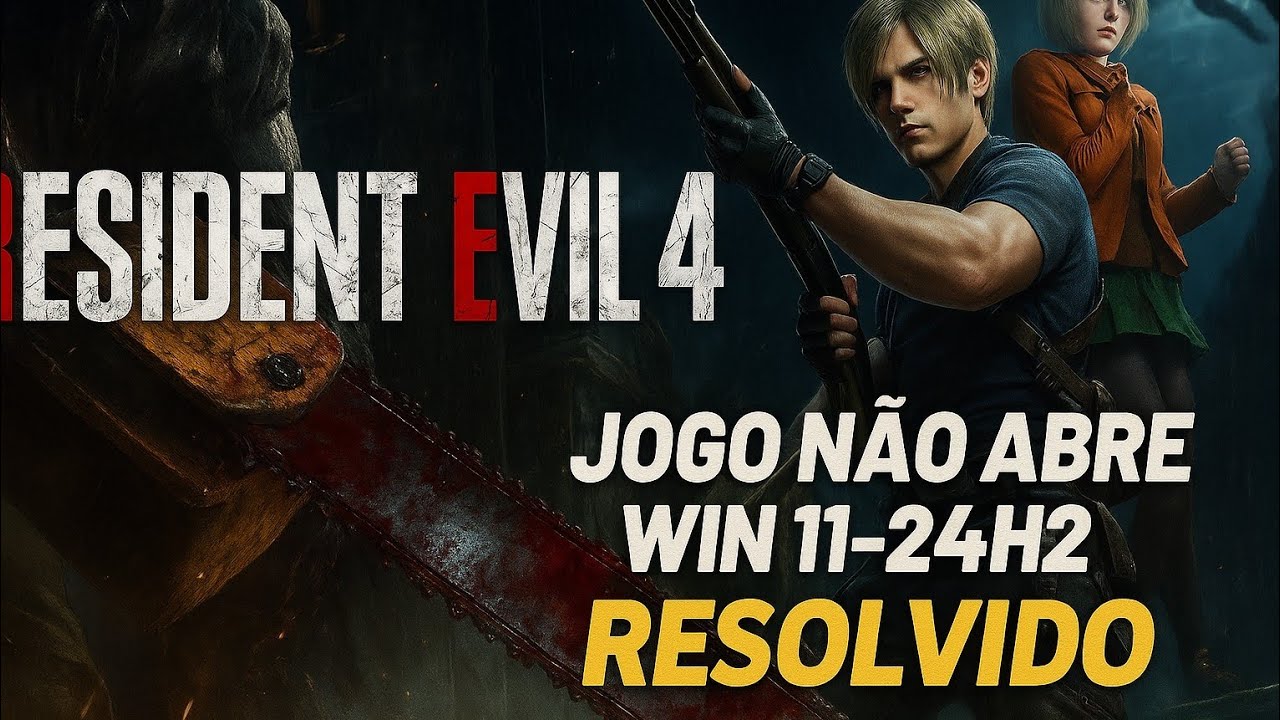 RESIDENT EVIL 4 REMAKE NÃO ABRE NO PC? RESOLVIDO 2025