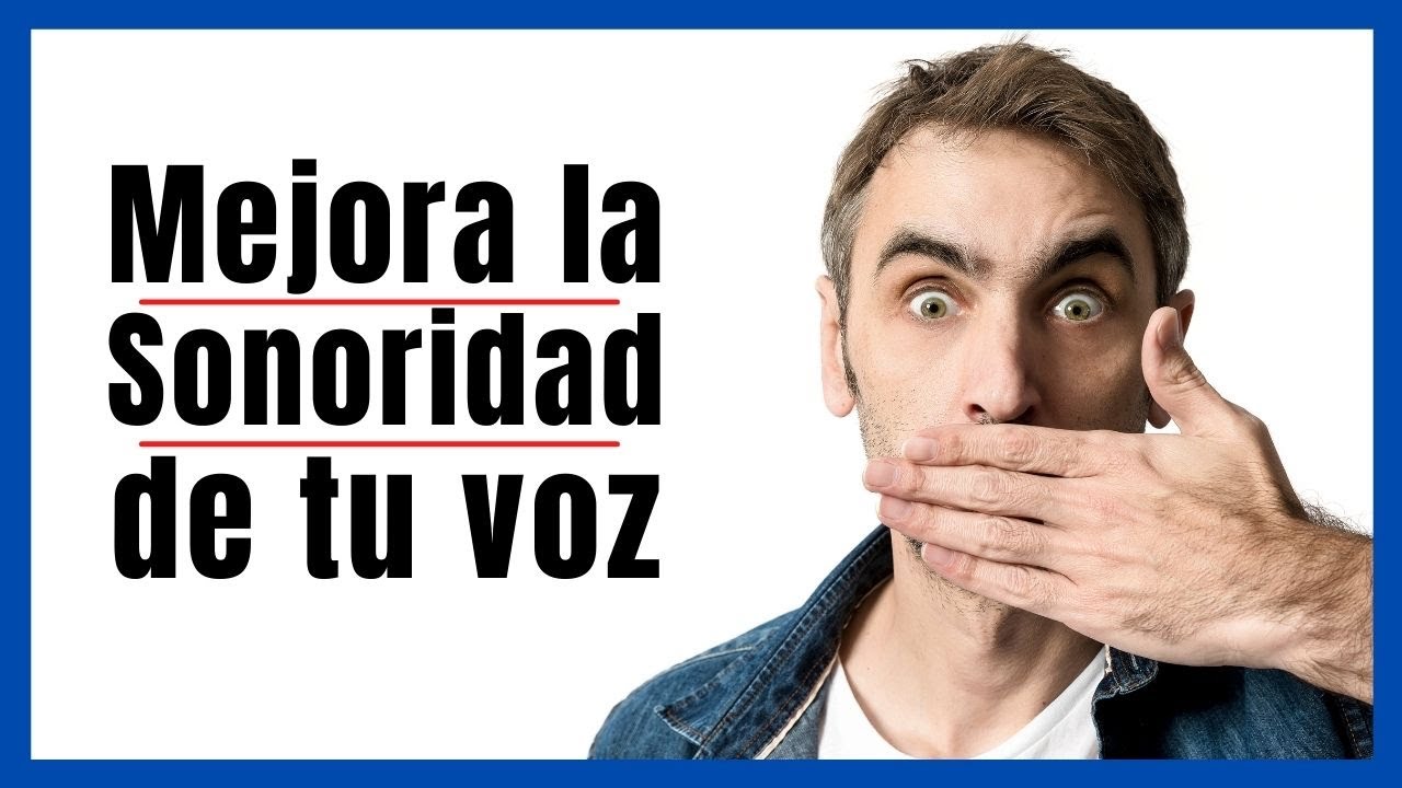 😮Mejora la Sonoridad de tu VOZ😮 | TÉCNICA VOCAL