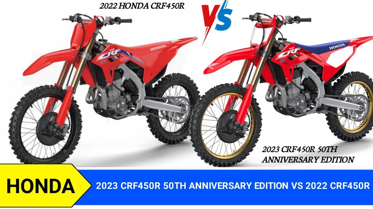 2023 Honda CRF450R VS 2022 Honda CRF450R