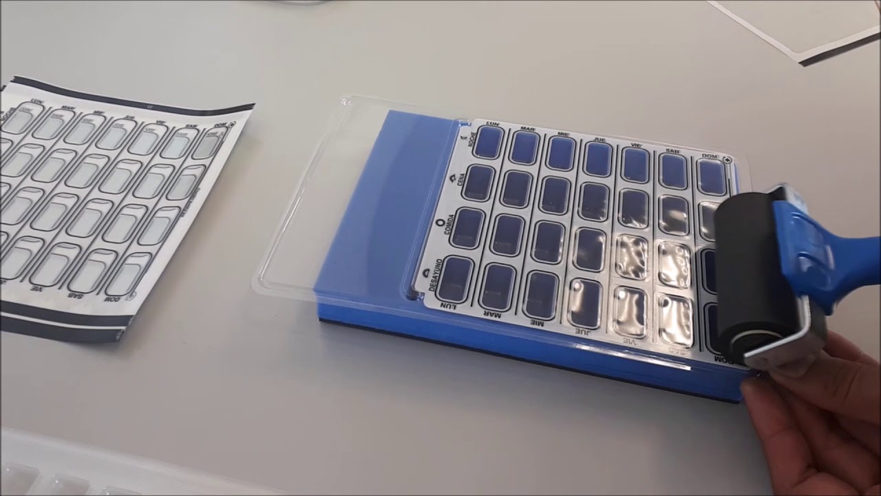 Sellado del nuevo blister pastillero SPD