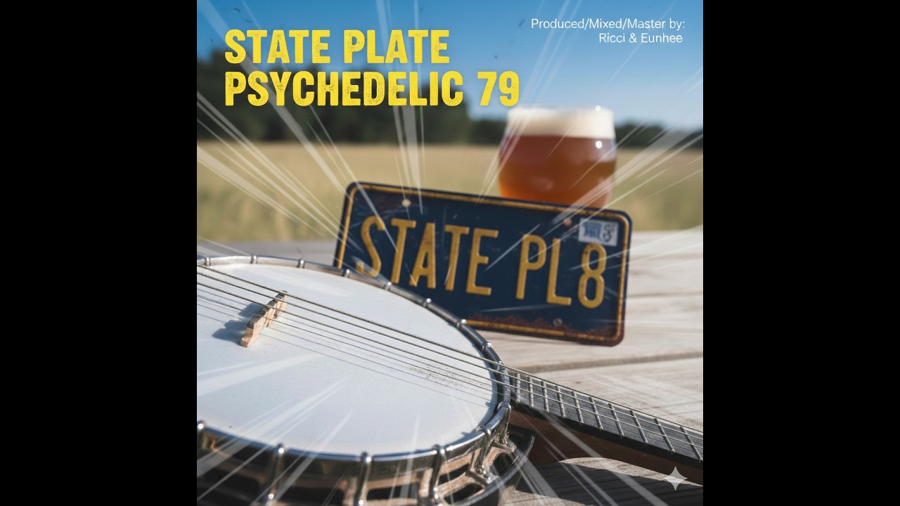 State Plate  Psychedelic  79