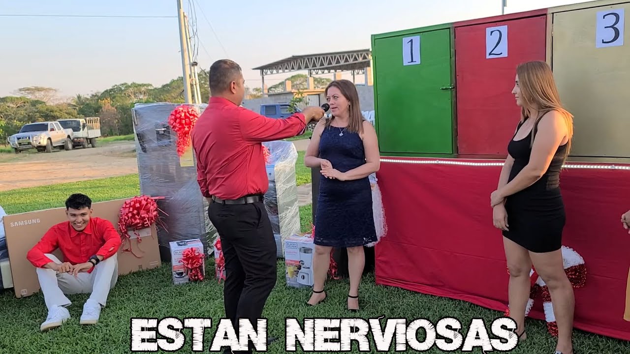 Las participante  están cada vez mas nerviosas por el dinero🤑 que les ofrecen por la puerta
