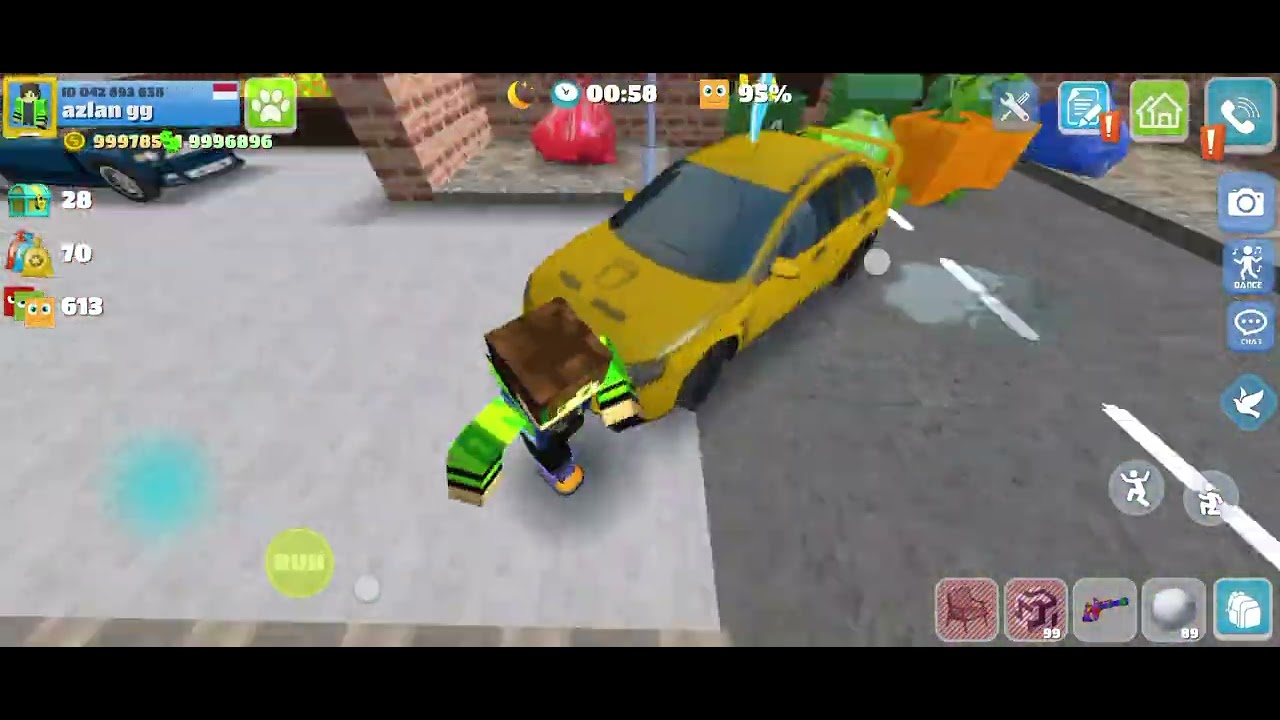 Aku mau main game Party Craft nih