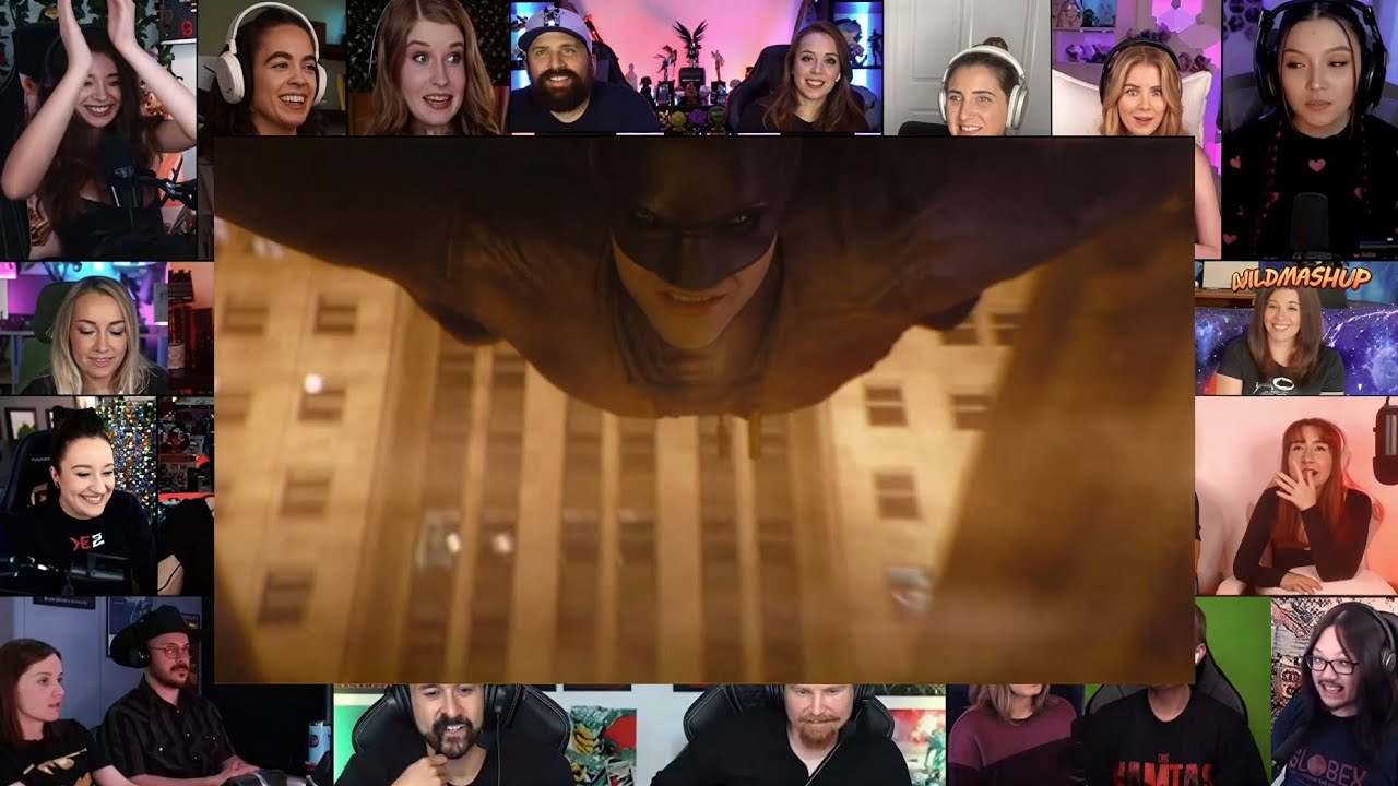 Wingsuit escape scene reaction Mashup | The Batman 