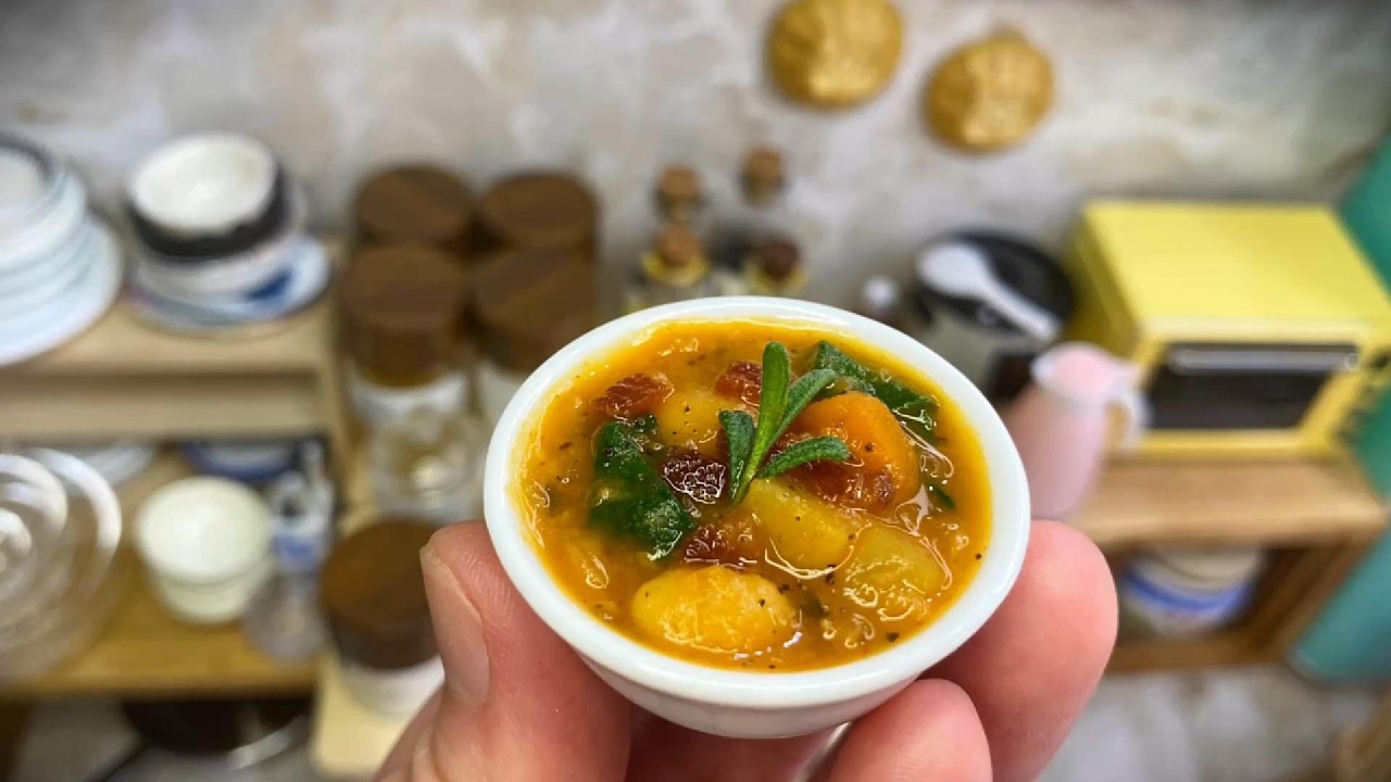 MINI Rosemary White Bean, Bacon & Spinach Soup 🍲 🥰