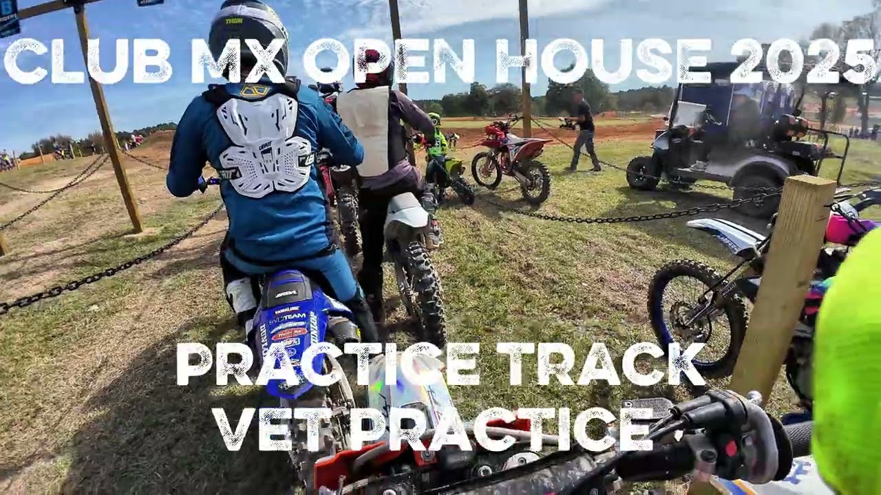 Club Mx open house 2025 - practice track vet practice