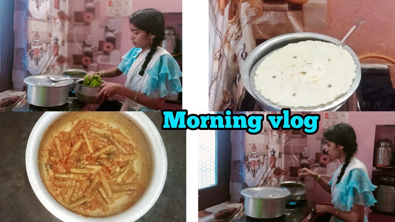 Vlog//morning vlog//ములక్కాయ టమాట కర్రీ చేశా//cooking video//House wife home world//