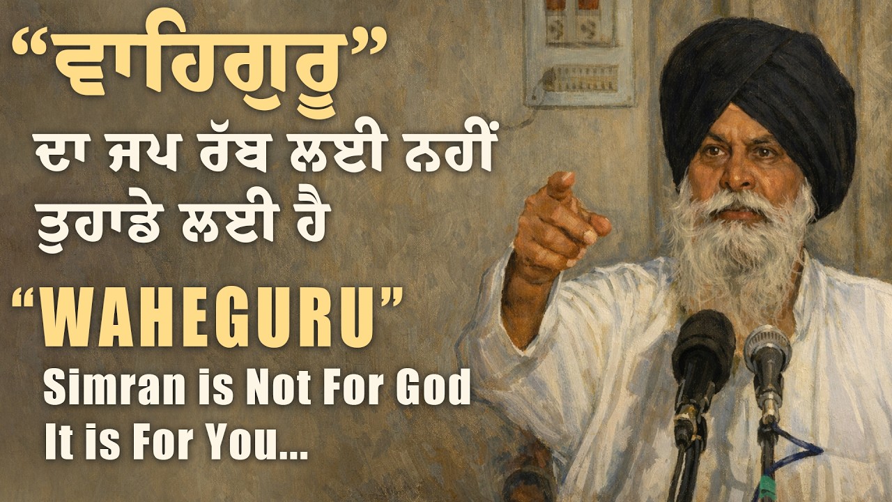 ਜਾਗਤੁ ਸੋਇਆ ਜਨਮੁ ਗਵਾਇਆ  | Giani Sant Singh Maskeen Ji | Katha Vichar | Maskeen Ji Katha | Sikh Katha