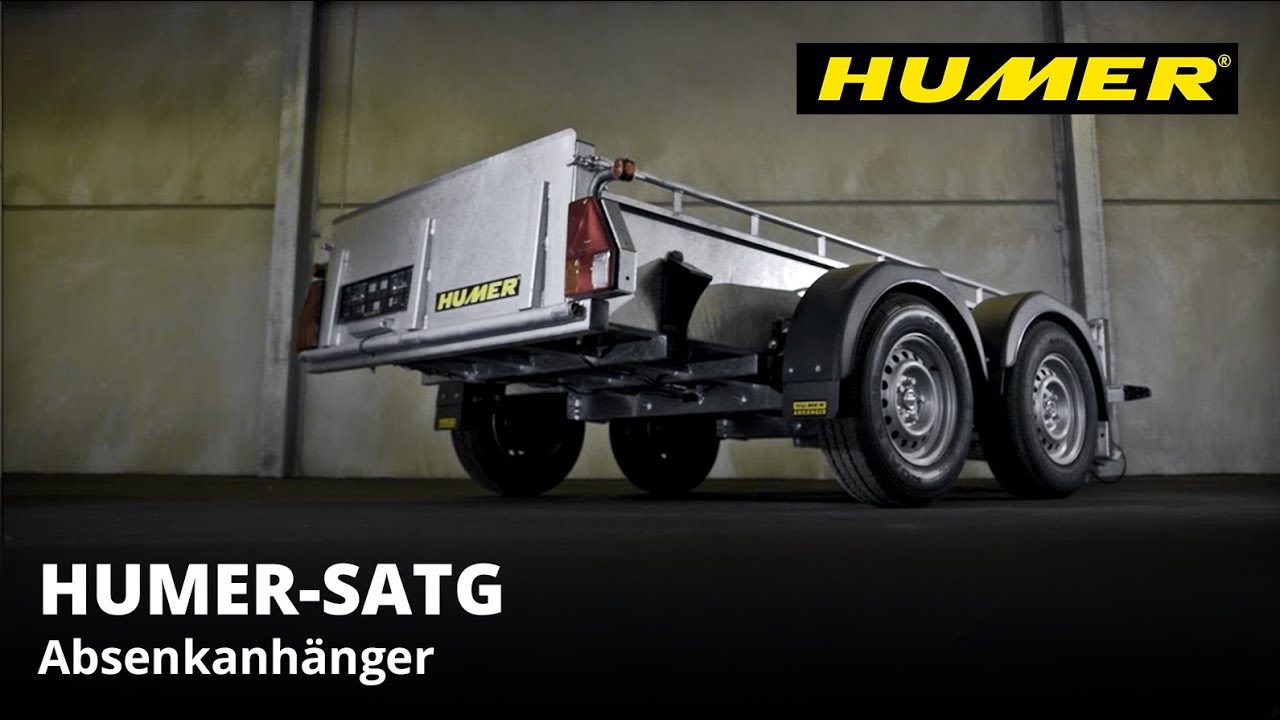 SATG | Absenkanhänger | HUMER Anhänger