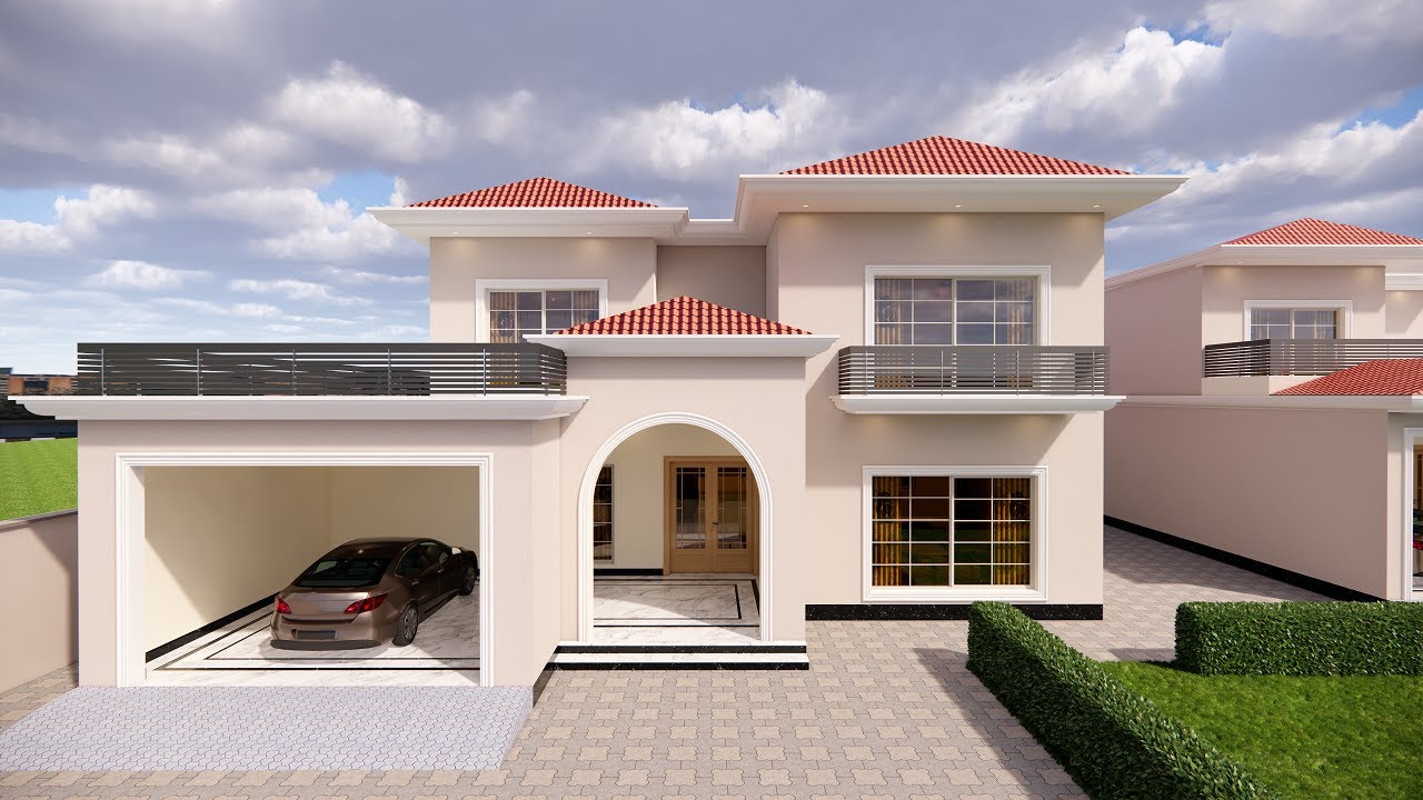1 Kanal house design in Pakistan | Single story house design | Village house design