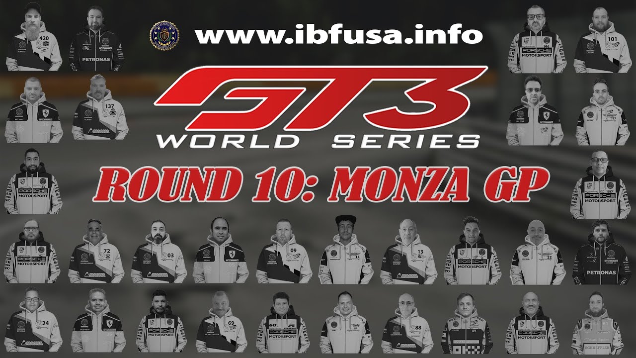 IBFUSA 2023 GT3 WORLD SERIES ROUND 10 from MONZA GP (SEASON FINALE)