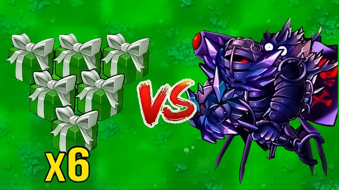 PVZ 1 Fusion 3.4 Challenge!! 6 Plants Box VS 30000 Zombie Random - Who Will Win?