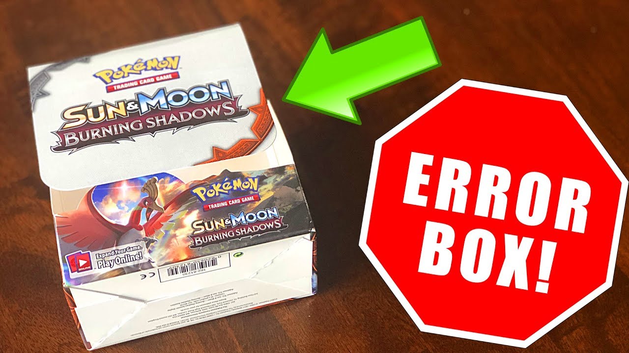 OPENING A *ERROR* POKEMON CARDS BOOSTER BOX! (insane)
