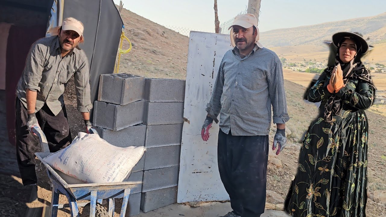 Plaster and blocks have arrived; will Ahmad and Farideh's structure become more complete?