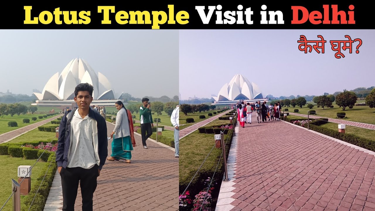 Lotus Temple Visit in Delhi | कैसे घूमे बिल्कुल Free Entry | Peaceful place | Delhi Vlog