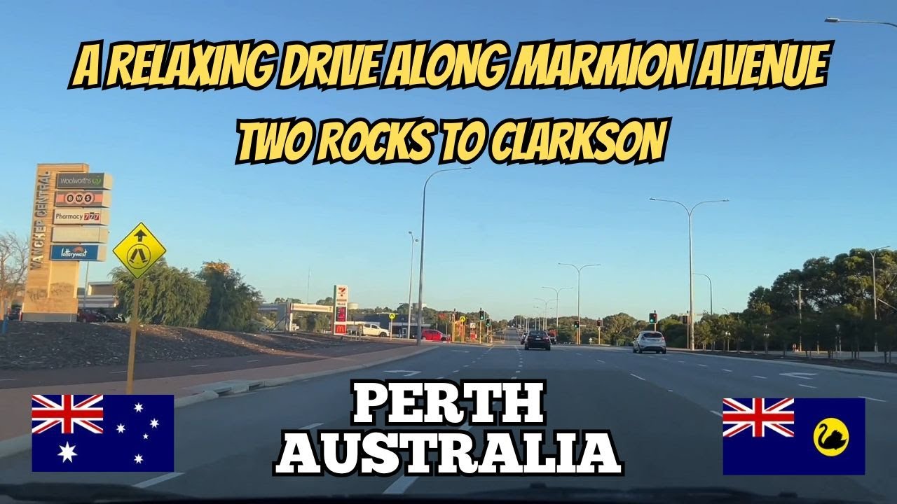 Exploring Perth Australia: A Relaxing Drive Along Marmion Avenue