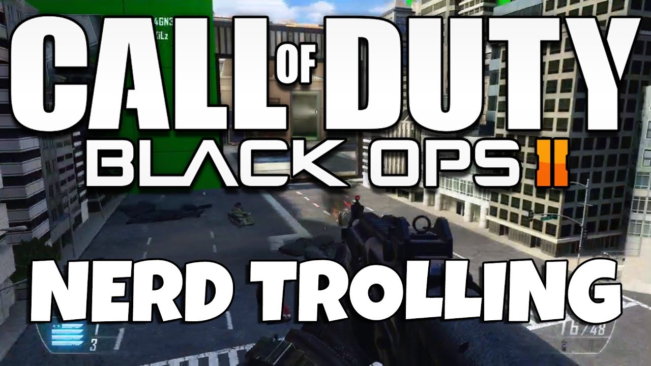 Black Ops 2 - Nerd Trolling! Rude Robot and Nerdy Rap Lyrics (Black Ops 2 Funny Moments)