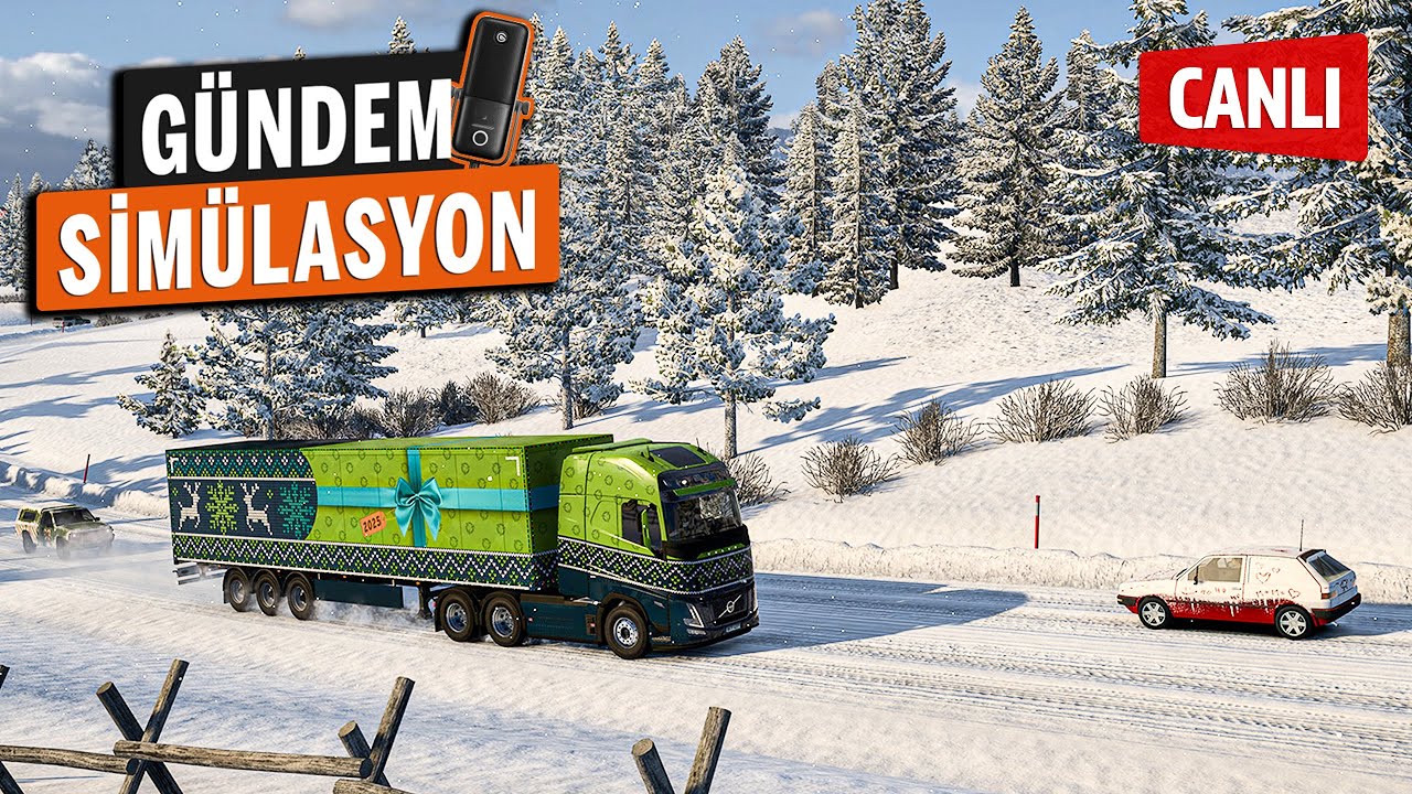 G&uuml;ndem Sim&uuml;lasyon: SCS Software, Neler G&ouml;sterecek? ETS 2 ve ATS i&ccedil;in Yılbaşı &Ouml;zel Yayını