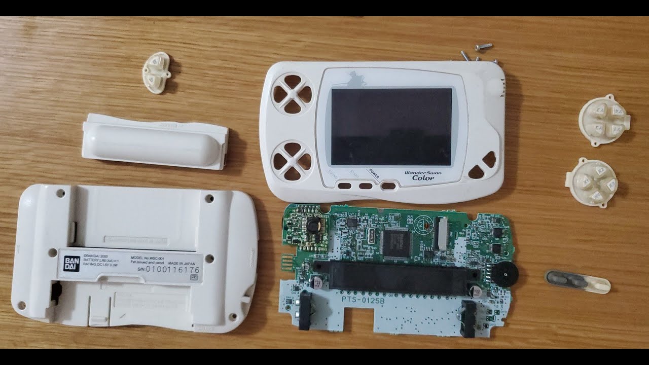 WonderSwan Color disassembly and reassembly 2025