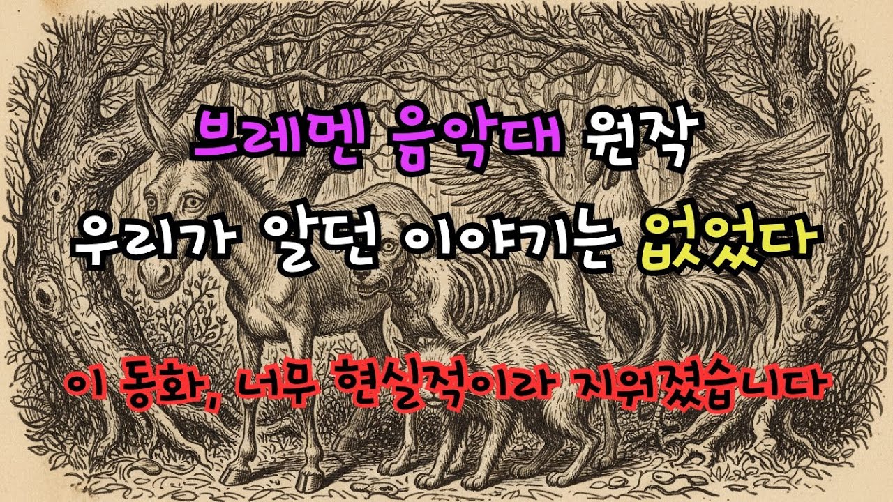 브레멘 음악대 원작｜이들은 끝내 브레멘에 가지 않았다