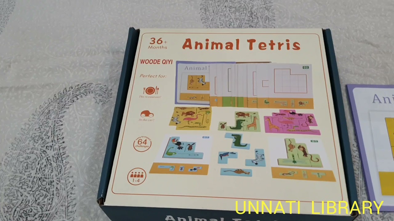 How to Play Animal tetris - wooden puzzles challenge game from Unnati Library