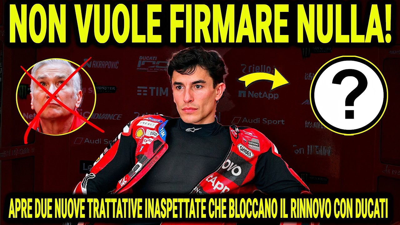 CLAMOROSO! Marc Márquez apre due nuove trattative inaspettate che bloccano il rinnovo con Ducati