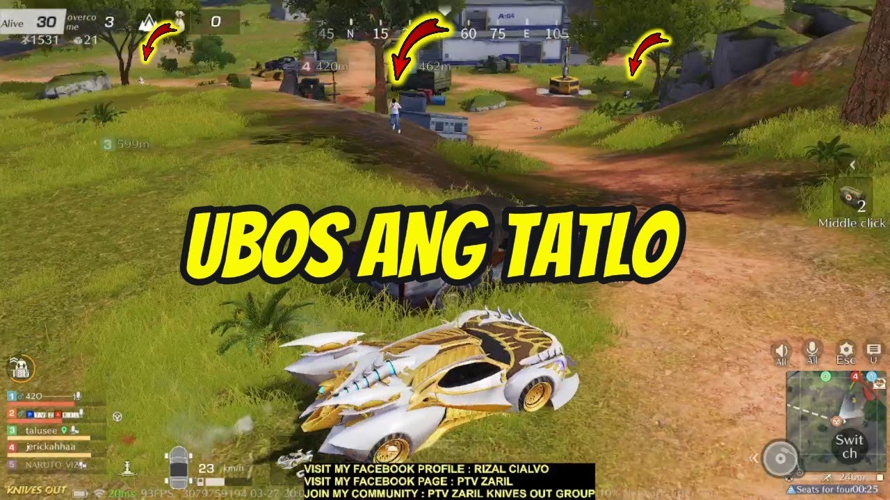 PTV ZARIL KNIVES OUT GAMEPLAY #48 | UBOS ANG TATLO FUNNY MOMENTS SA KAKAMPING TRASHTALKER