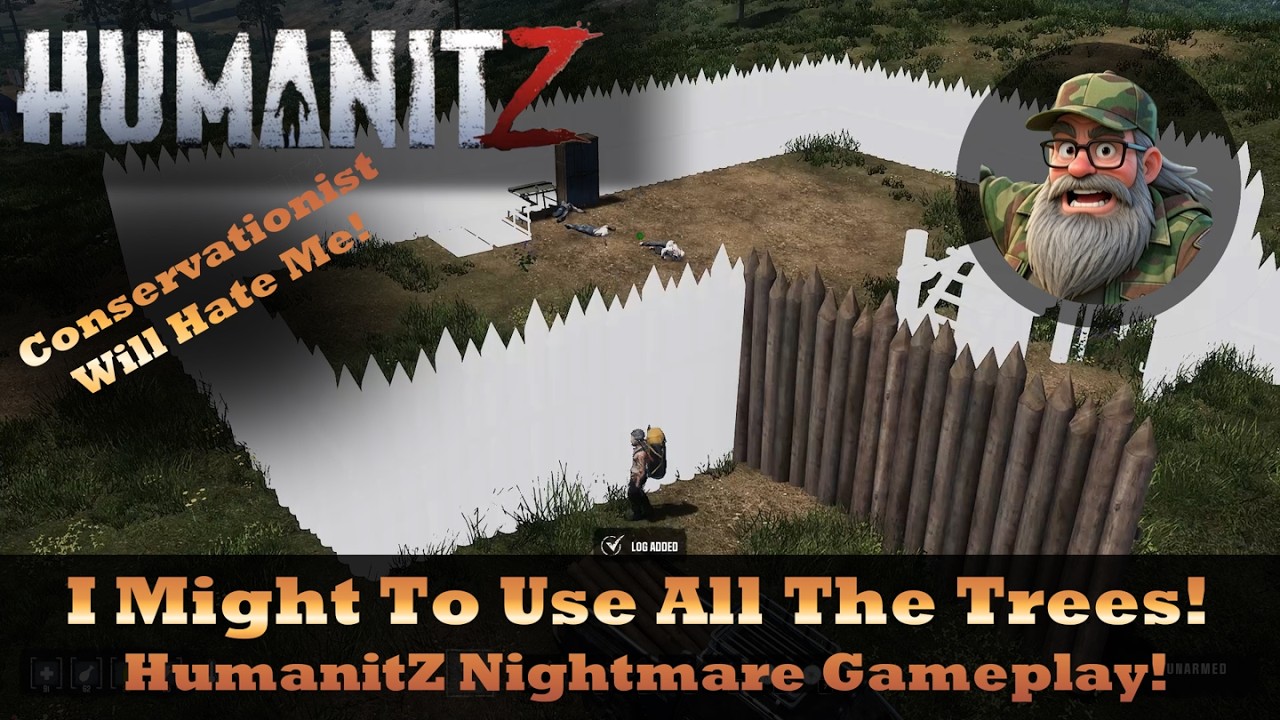 Making Progress On The Base! HumanitZ 1 0 Nightmare Gameplay!