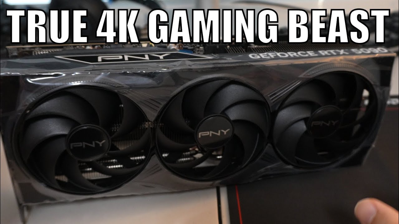 Распаковка PNY GeForce RTX 5090 OC