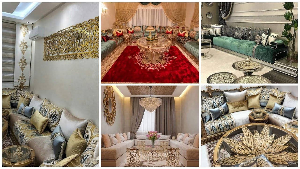 جولة في صالونات مغربية قمة في الروعة، أناقة ورقي Salon marocain moderne et tendance
